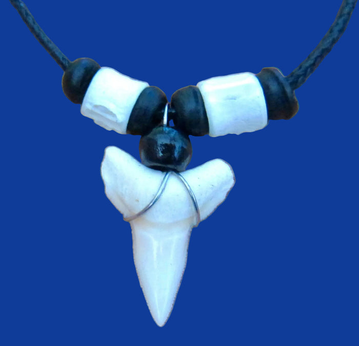 Real Mako Shark Tooth Necklace, view 3