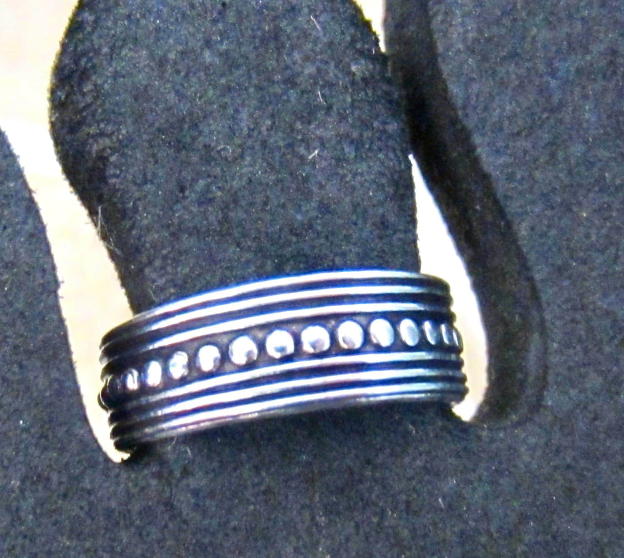 Sterling Silver 925 Plain Band Toe Ring – Adjustable Beach Boho Style