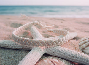 Mens Cord Bracelet with Adjustable Sliding Knot, Surfer Beach Unisex
