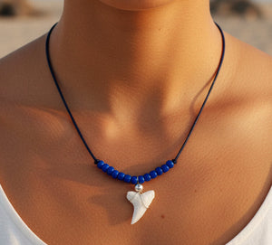 Resin Tooth Necklace | Surfer Beach Style for Men & Boys