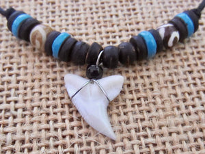 Real Tiger Shark Tooth Necklace, view 4