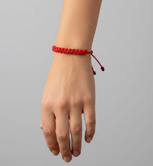 Adjustable Red Cord Bracelet & Anklet