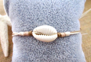 Cowrie Shell Anklet Bracelet Adjustable Hemp Cord Boho Jewellery Beach Surf Girl Womens, view 3