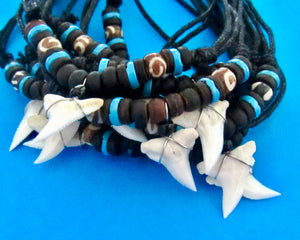 Real Tiger Shark Tooth Necklace, view 2