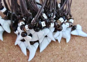 Real Tiger Shark Tooth Necklace, view 5
