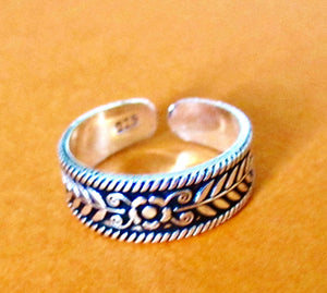 Toe Ring Sterling Silver 925