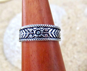 Toe Ring Sterling Silver 925, view 3