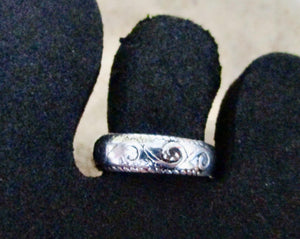 Sterling Silver Wave Toe Ring, view 3