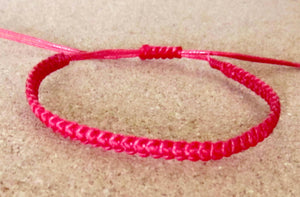 Bracelet or Anklet Black Cord Hemp Braided Wristband Rope String Tie Boho Mens Womens, view 4