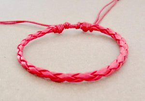 Bracelet Red Leather, view 2