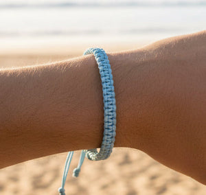 Blue Braided Cord Bracelet, view 2