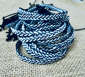 Men Bracelet Wristband Black Cord Hemp Friendship Band Slide Anklet Boho Gift Mens Womens, view 3