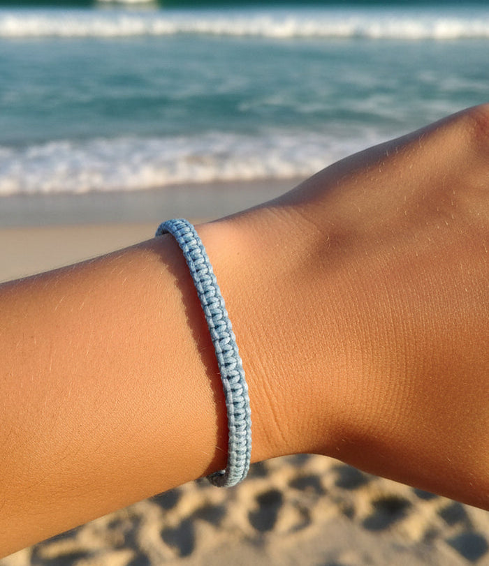 Blue Braided Cord Bracelet, view 3