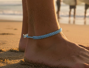 Blue Braided Cord Bracelet